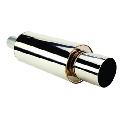REMUS Style Carbon Fiber Exhaust Muffler Universal Performance Racing Silencer