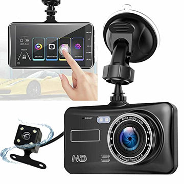 Car Dual Lens Dash Cam Vehicle Black Box DVR DA-406