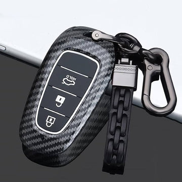 Carbon Fiber Car Remote Cover Hyundai Tucson