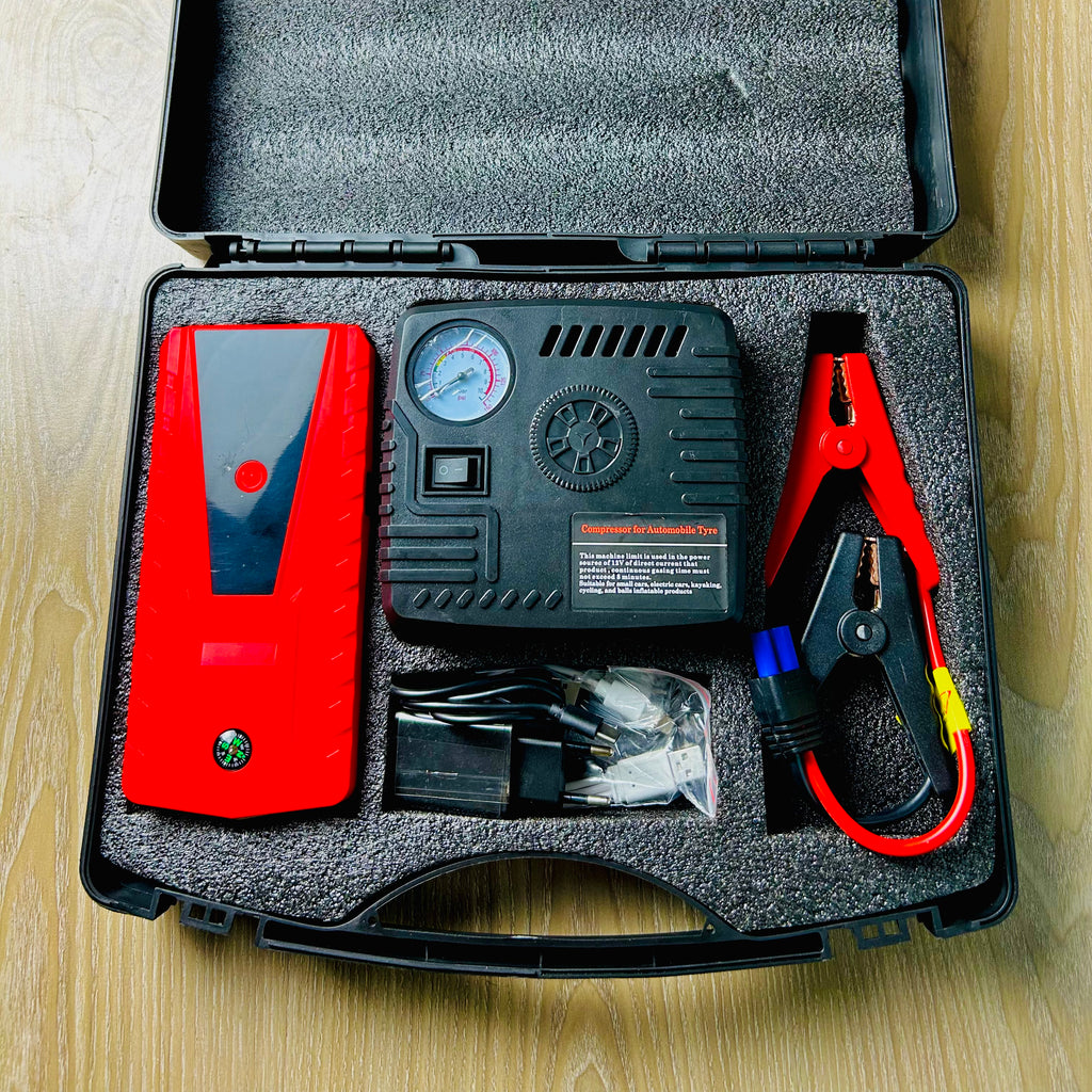 Multi-Functional Jump Starter + Air Compressor