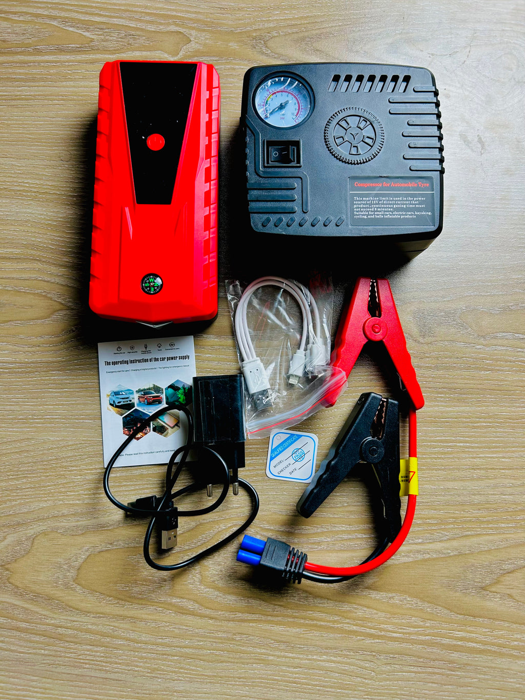 Multi-Functional Jump Starter + Air Compressor
