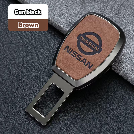 Car 2 in 1 Seat Belt Clip With Car Brand Logo 1 pcs