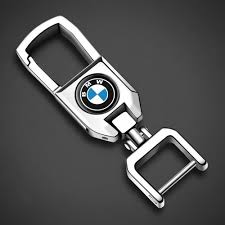 Luxury Metal Car Key Ring – Bold Metal Look with Signature Brand Logo