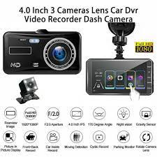 Car Dual Lens Dash Cam Vehicle Black Box DVR DA-406
